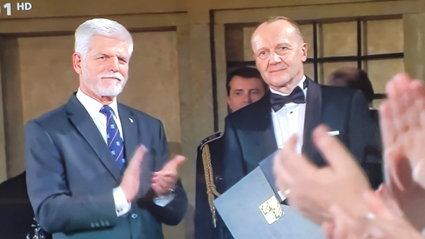 Miloš Zapletal obdržel od prezidenta vyznamenání