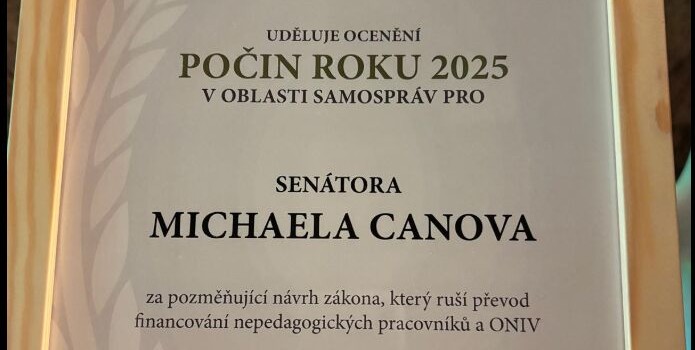 SMS mě udělila cenu za „Počin roku 2025“