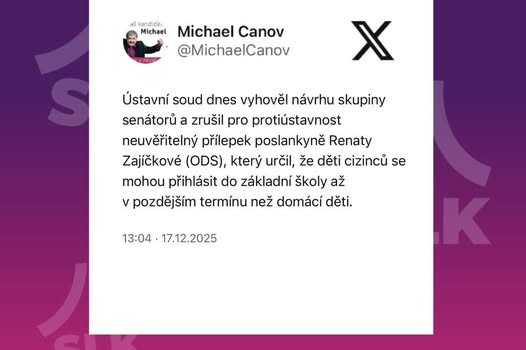 Senátoři uspěli u ÚS ve věci přijímání dětí do škol